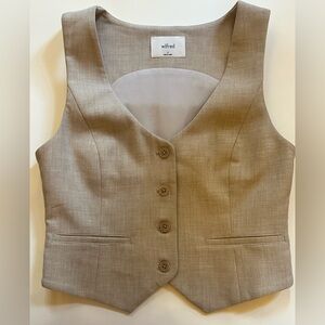 Wilfred- Aritzia Tailored Waistcoat